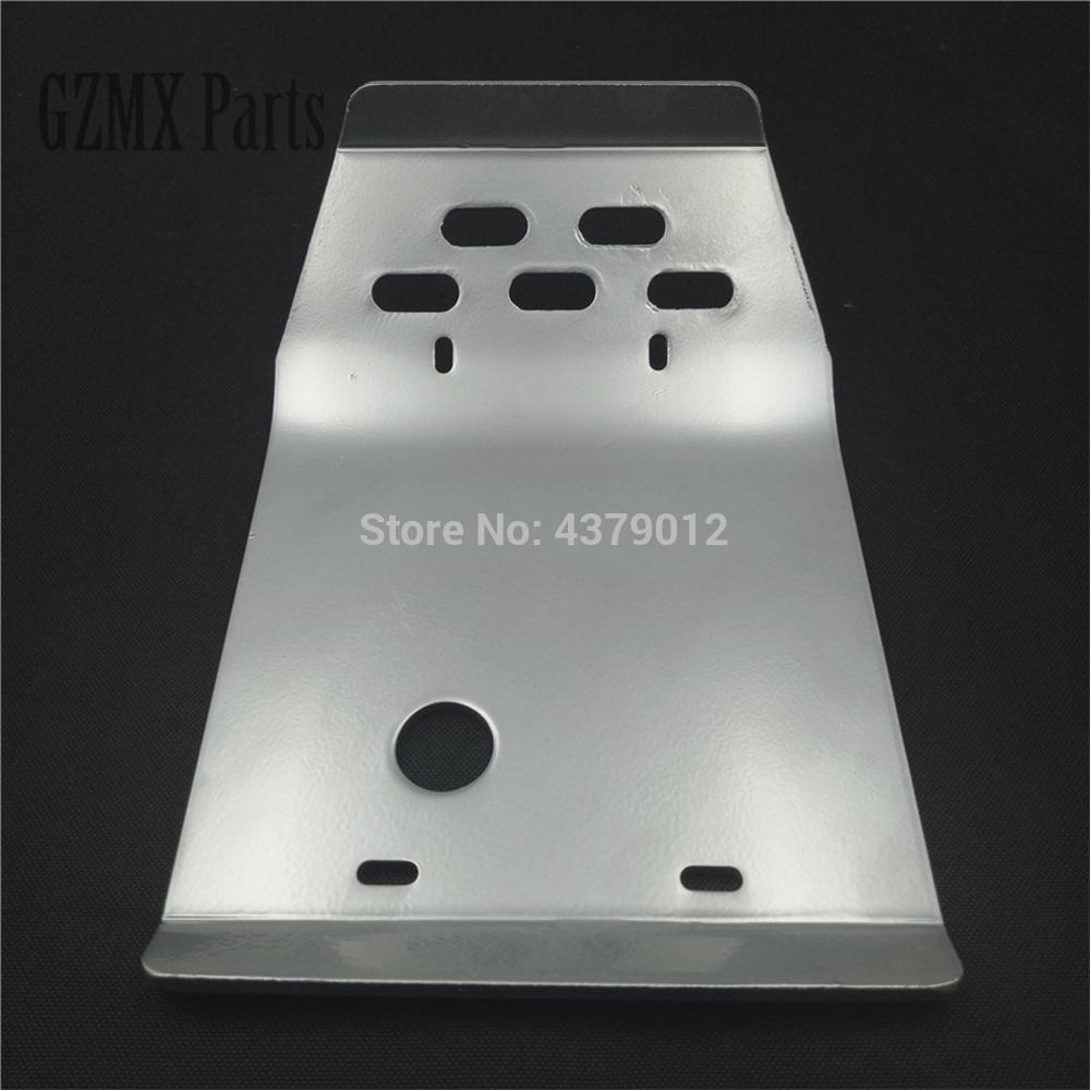 XG250 Spatbord Motor Bescherm Floor Skid Plate Guard Grondplaat Therboard Plint Voor Yamaha Xg 250 Tricker XT250X Serow 250: Zilver