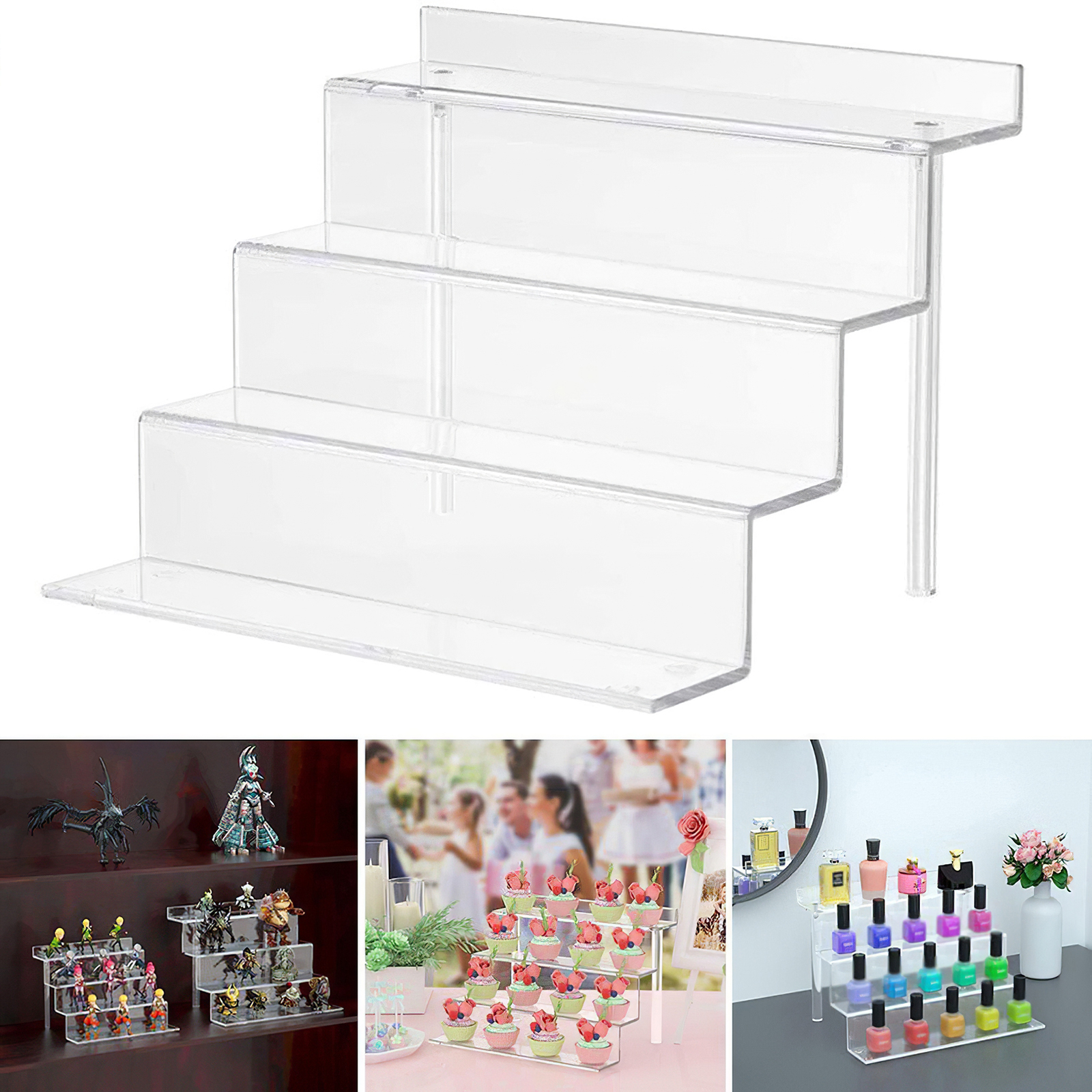 4-layer acrylic display stand dessert cupcake cosmetic display stand party party display stand tube display stand save space