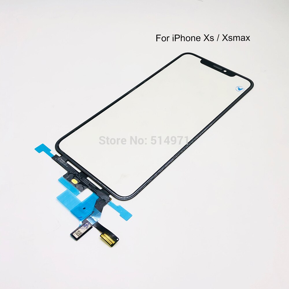 Original LCD Display Touch Screen Front Outer Glass Panel with Flex Cable For iPhone 11 12pro X XS Max Replacement Parts