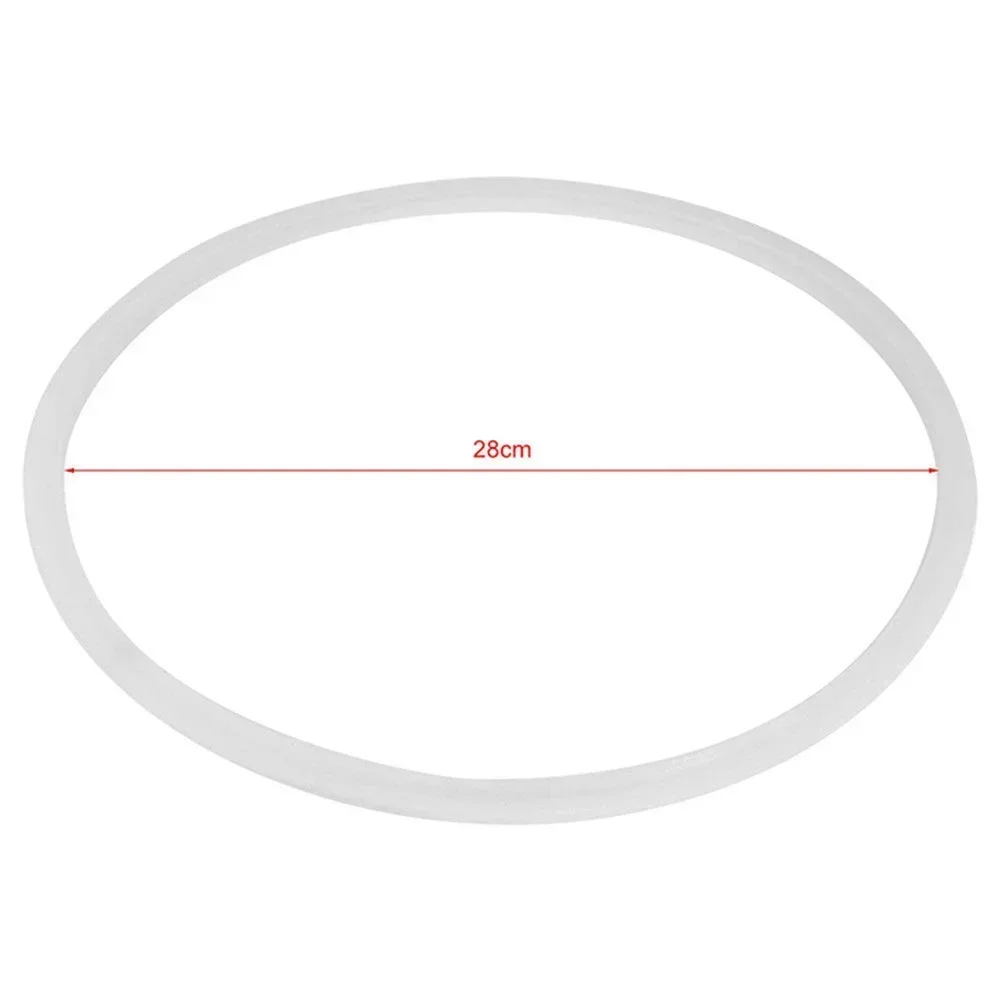 Anneau de cuisson en silicone transparent pour autocuiseur domestique, anneau de remplacement, joint en caoutchouc, accessoires de cuisine, outil de banc, 18 cm-32cm joint cocotte minute
