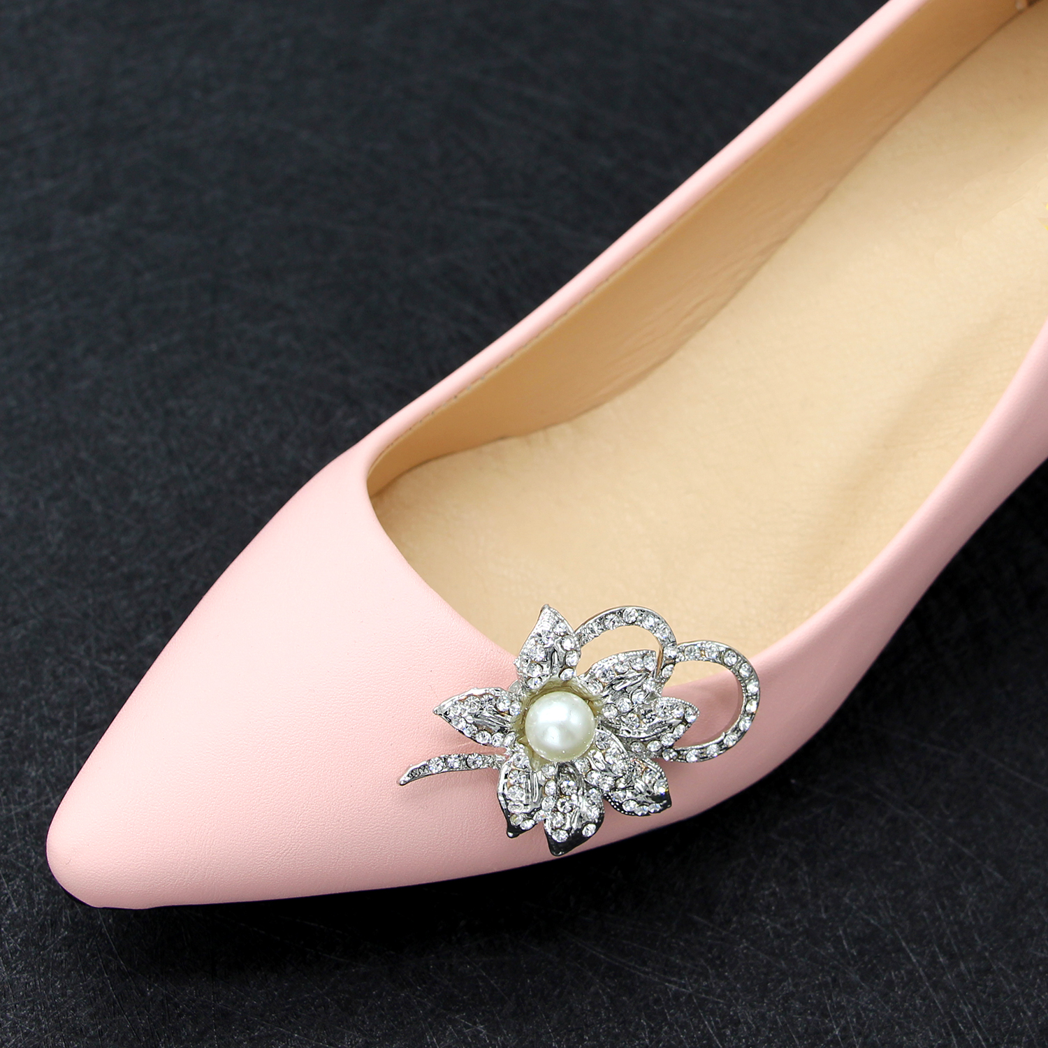 1Pc Lady Schoen Clip Schoen Decoraties Shiny Decoratieve Clip Strass Vierkante Klem Hoge Hak Charm Gesp Voor Bruiloft Vrouwen bruid