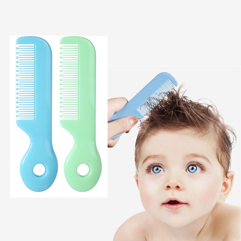 2 stks/partij Ronde Tanden Kam voor Baby Baby Hair Brush Beauty Tool Pasgeboren Kind Meisje Veiligheid Kammen Haarverzorging