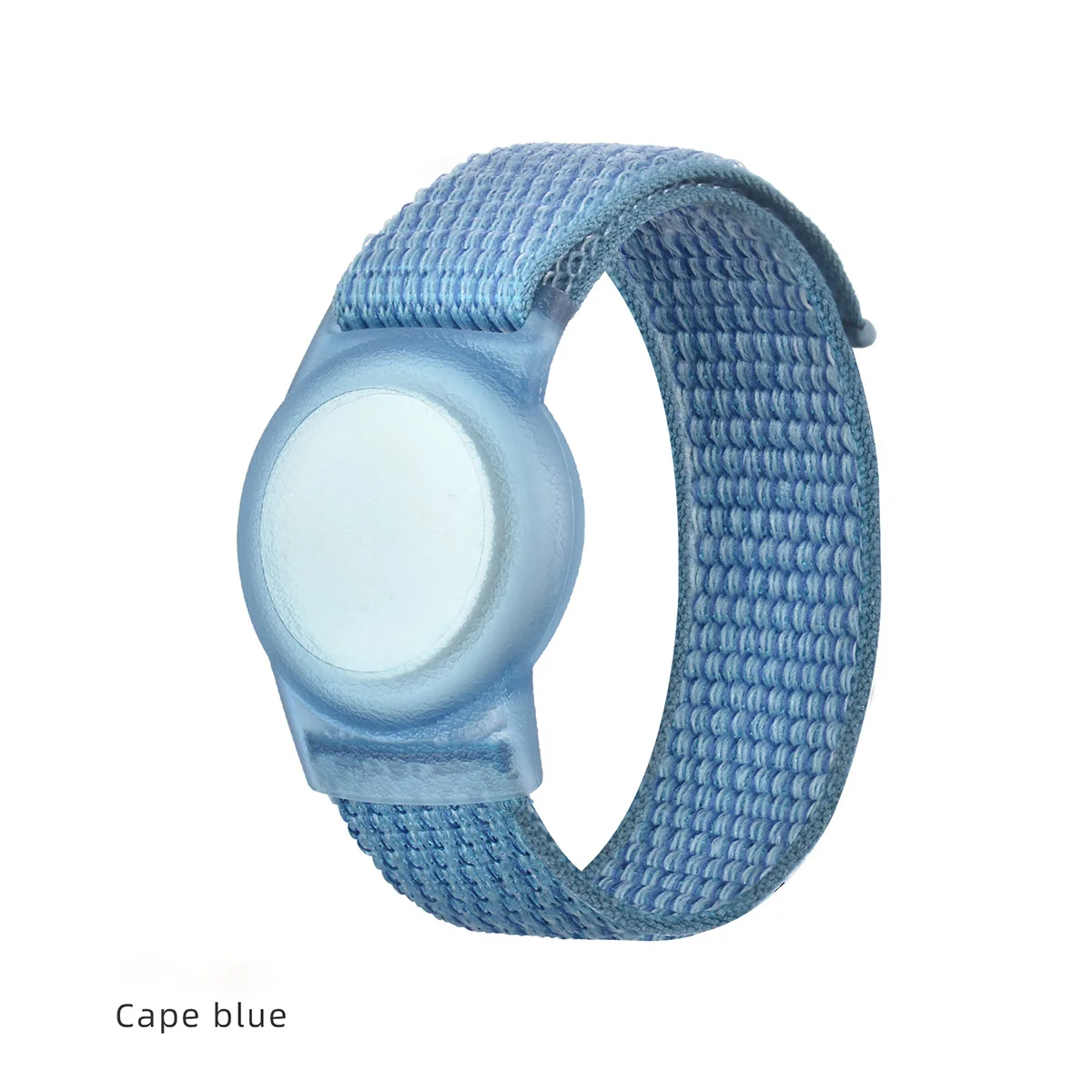 170/220mm for AirTags Bracelet Anti-lost Nylon Protective Sleeve Apple Airtag Tracking Locator Wristband Strap Bracelet: XXL / Sand Pink