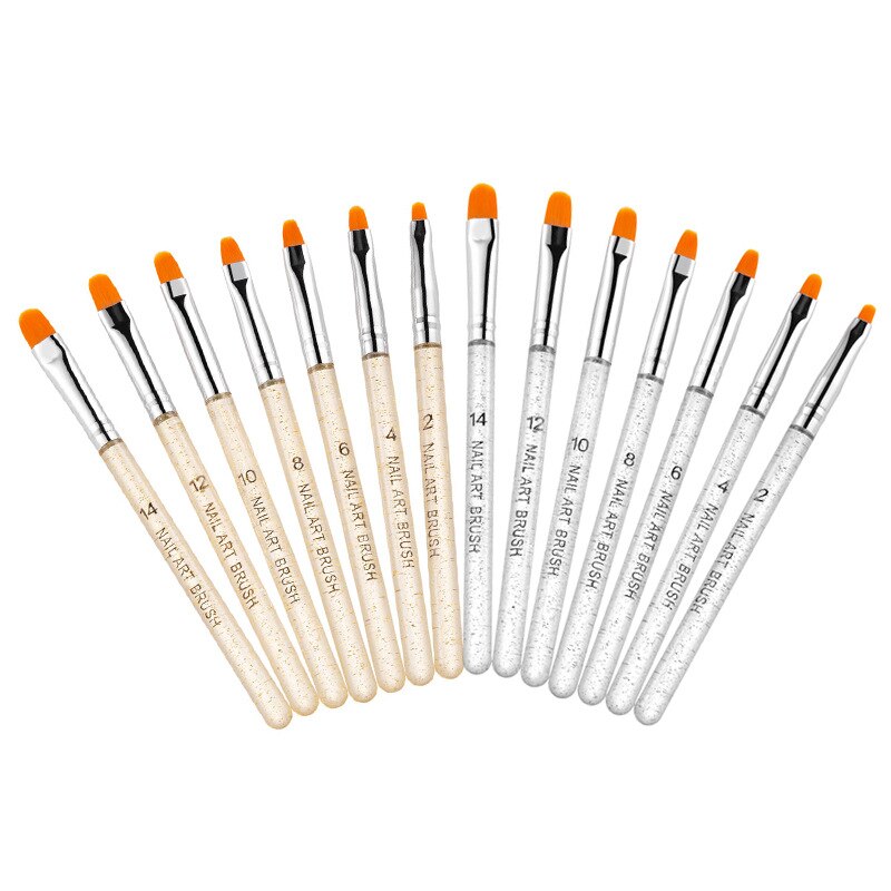 3/5/7 stk uv gel pensel pen negle liner maleri tegne pensler akryl tegne pensel til negle manicure børster sæt