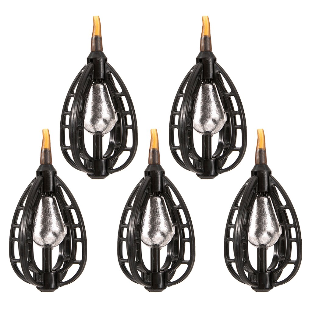 5x ABS Fishing Feeder Carp Сrucian Bream Fishing Tackle Fishing Accessories: 30g