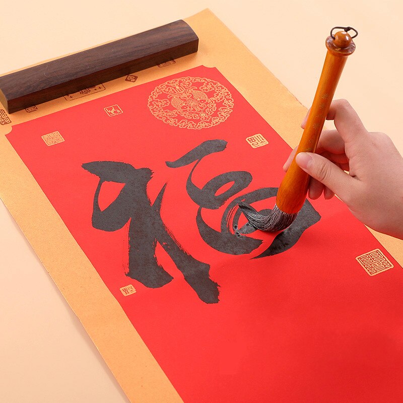 Large Chinese Writing Brush Caligrafia Hopper Shaped Calligraphy Brushes Beginner Chinese Painting Couplet Writing Brush Pen