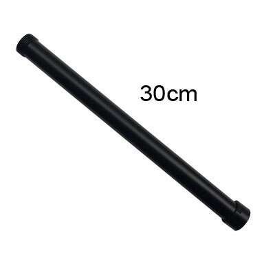 Brass Shower Tube Extend Pipe 30CM Extension Tube Bar,Heighten pipe sliding bar shower tube lengthen pipe bathroom accessorie: Black