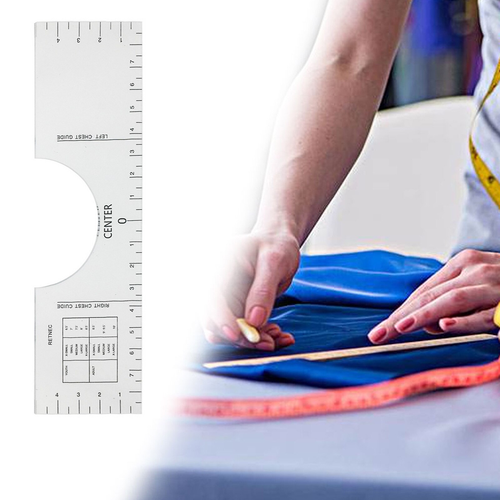 T-Shirt Ruler Guide Alignment Shirt Tool Centering Tool Suitable for Applying Vinyl and Sublimation Designs On Shirts