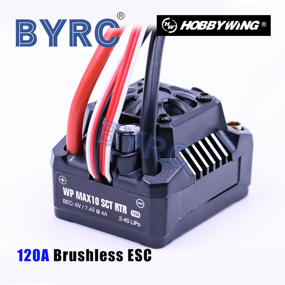 Hobbywing MAX10 SCT 120A RTR Brushless ESC per 1/10 SCT Camion Moster Camion RC auto