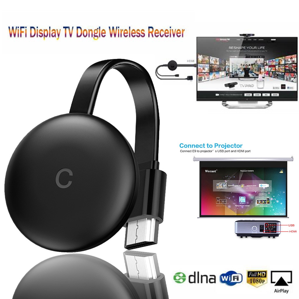 G12 TV Stick pour Chromecast 4K HD HDMI lecteur multimédia 5G/2.4G WiFi écran de Dongle miroir 1080P HD TV pour Google Home: Default Title