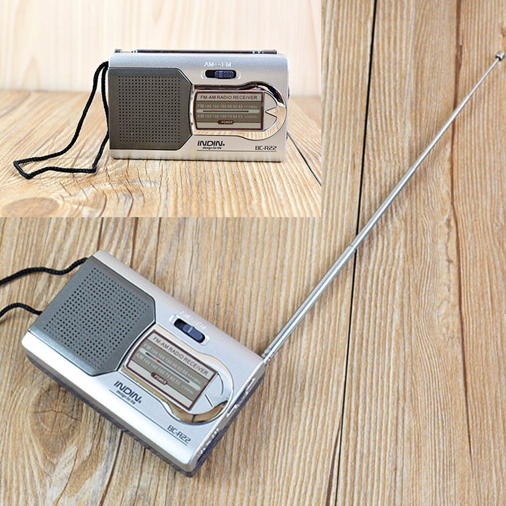 Battery Powered Ourtdoor Portable AM/FM Telescopic Antenna Radio Pocket Stereo Receiver