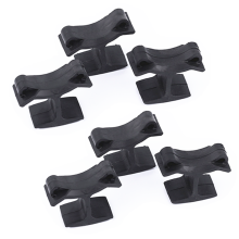 Perfeclan Pack Referee Whistle Finger Grip Clip Holder for Football Soccer Basketball Trainer Fingers Clamp Accessories Black: Blue