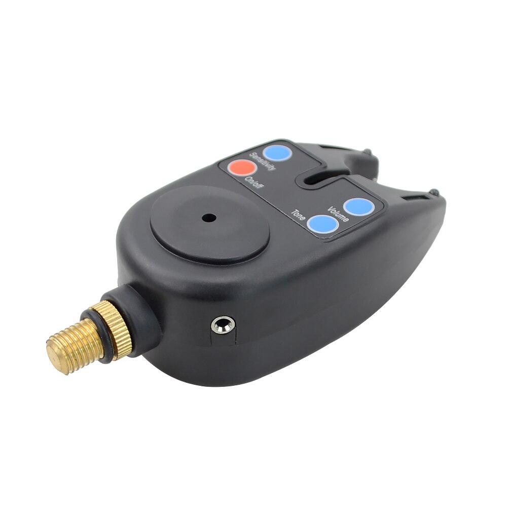 2 x Fishing Bite Alarm Adjustable Volume Tone Sensitivity LED Indicator
