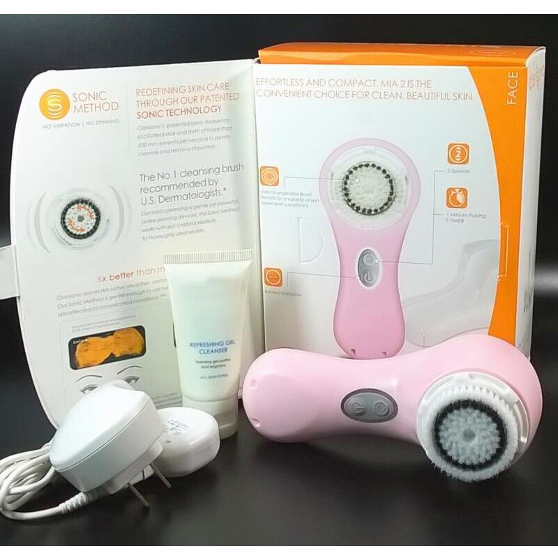 Makeup Mia Facial Sonic Skin Cleansing System Sonic Skin Care Cleansing Device Facial Sonic Cleansing 4 Color Pick