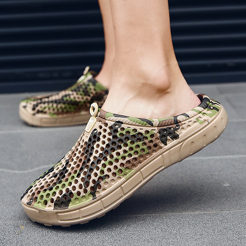 Original clásico zuecos jardín Chanclas Zapatos de agua hombres verano playa Aqua zapatilla al aire libre natación sandalias plataforma línea zapatos