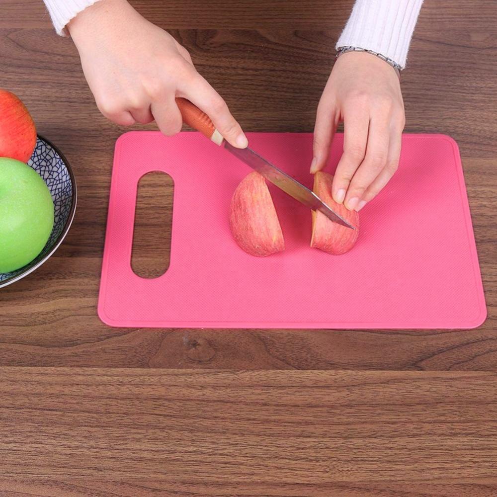 Board Non-slip Chopping Block Kitchen Solid Color Cutting Plate Cooking Tool