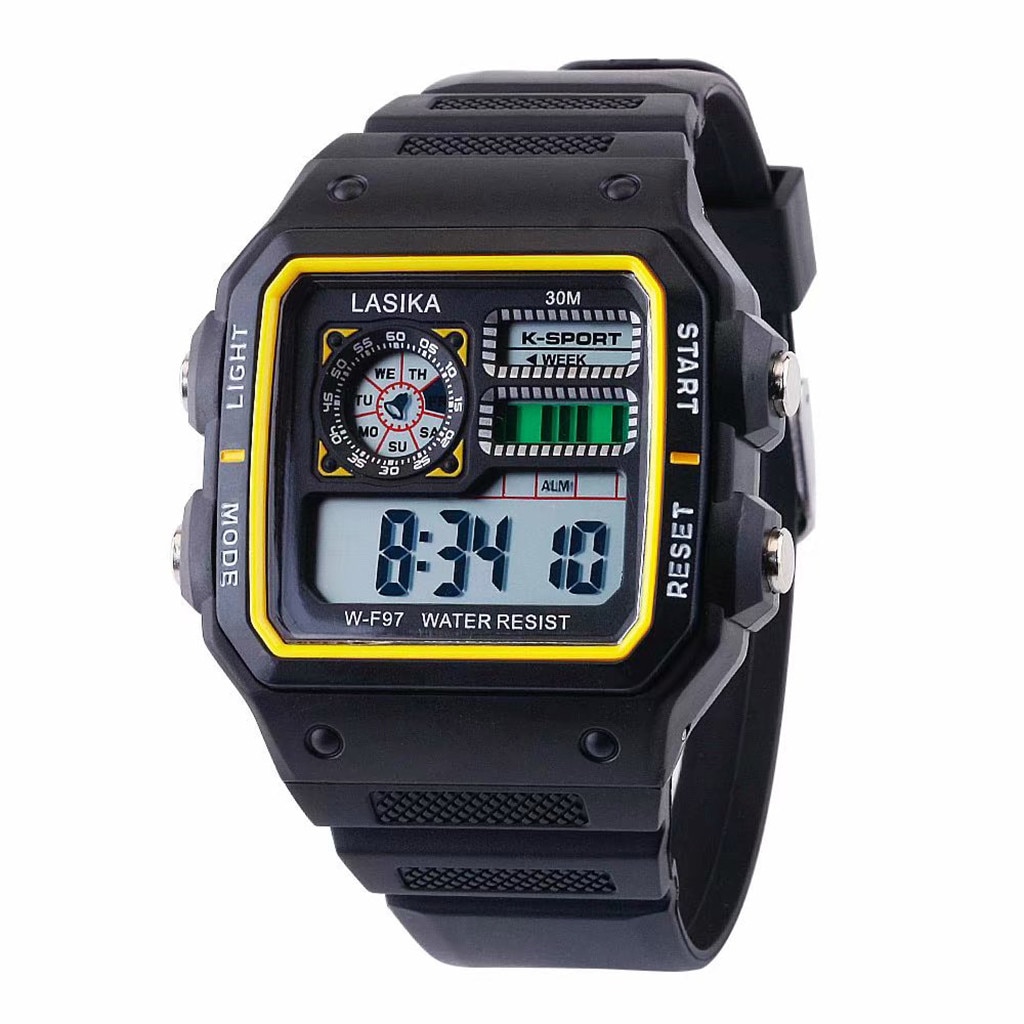 Multifunctionele Sport Leisure Horloge Vierkant Mode Wilde Elektronische Digitale Horloges Montre Reloj Relogio Klok Horloges