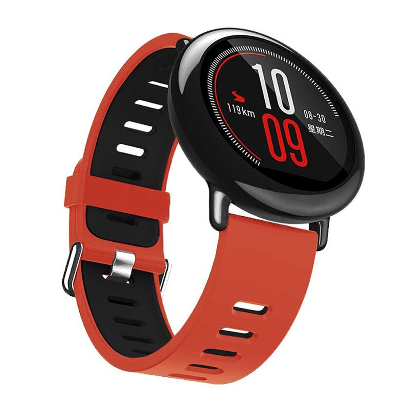 Dual Farben Silikon Strap für Xiaomi Huami Amazfit Bip BIT TEMPO Lite Jugend Armband Sport Strap Armband Ersatz TXTB1: 2