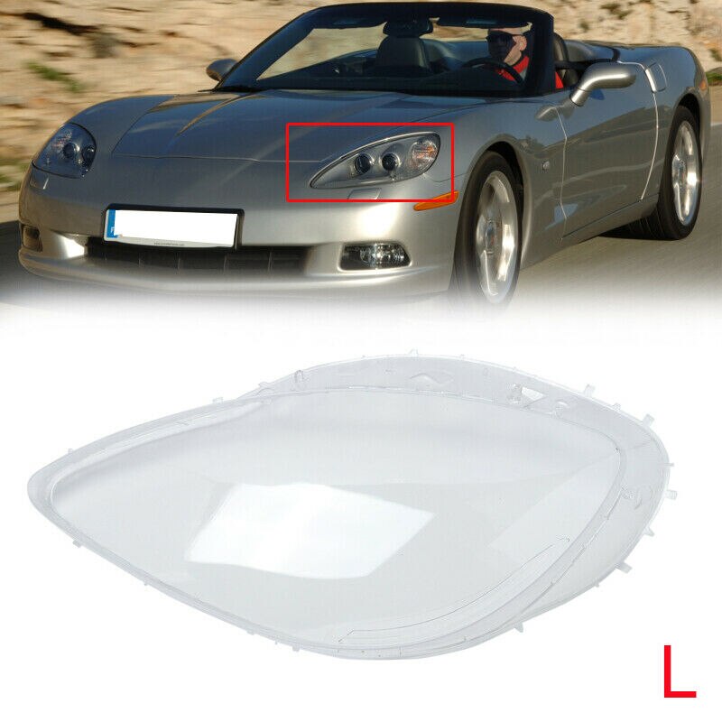 Remplacement de phare lentille côté passager pour chevrolet Corvette C6 2005 2006 2007: left