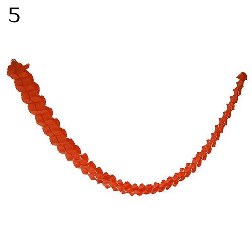 3 meter papirguirlande bunting banner streamers fødselsdag bryllupsfest hængende dekoration: Orange