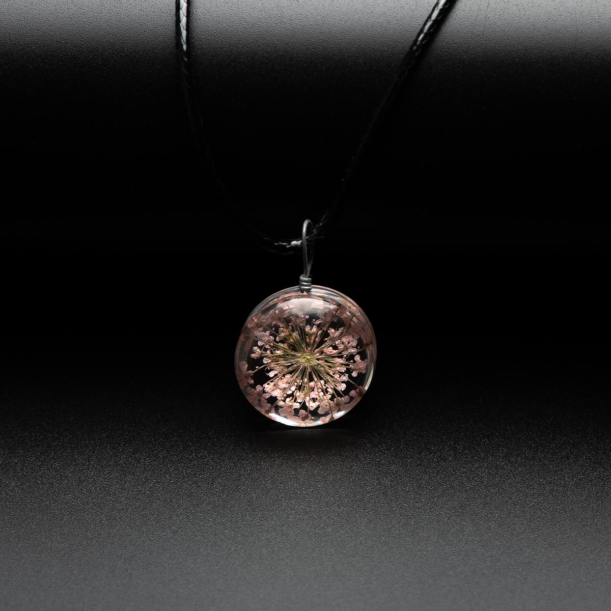 Blume in Glas halskette Anhänger glas Ball halsketten Klassische stil Schmuck # DY513