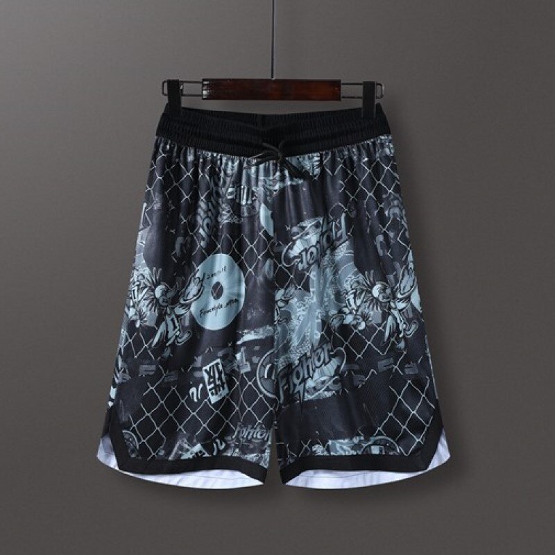 HOWE AO Man Plus Size M-3XL Summer Style Beach Short Breathable Quick Dry Loose Casual Printing