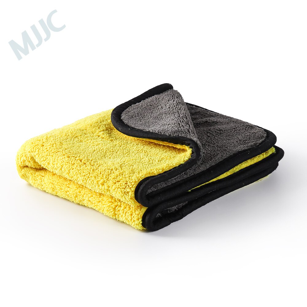 MJJC-serviette de nettoyage de voiture | Serviette de 900gsm-1000gsm, double face, séchage en peluche, 38x45cm, 30x35cm: 30X40CM