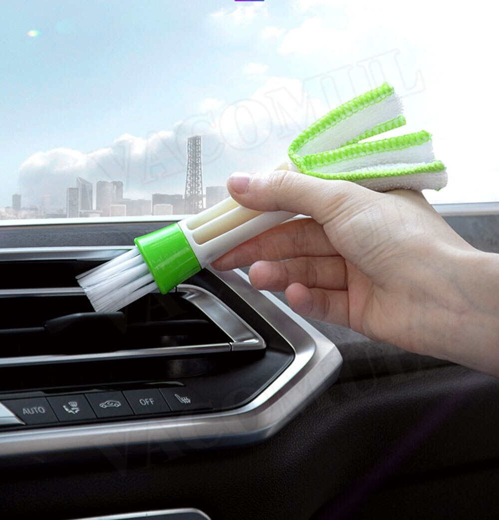 Auto Airconditioning Outlet Borstel Remover Brush Afstoffen Jaloezieën Toetsenbord Auto Interieur Borstel Detaillering Accessoires