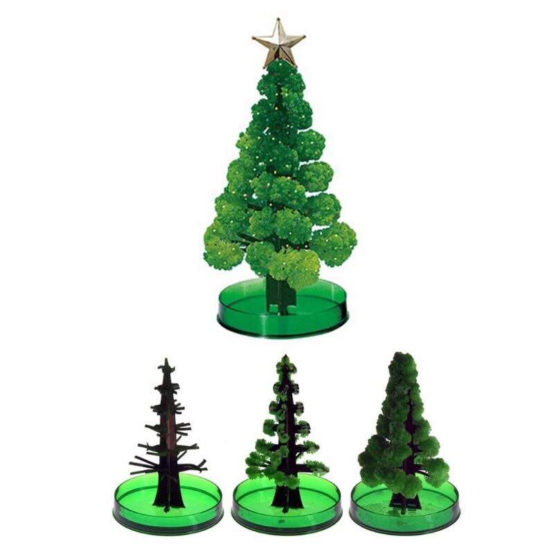 Magique croissant arbre de noël bricolage magique arbre de croissance votre propre jouet de de noël amusant
