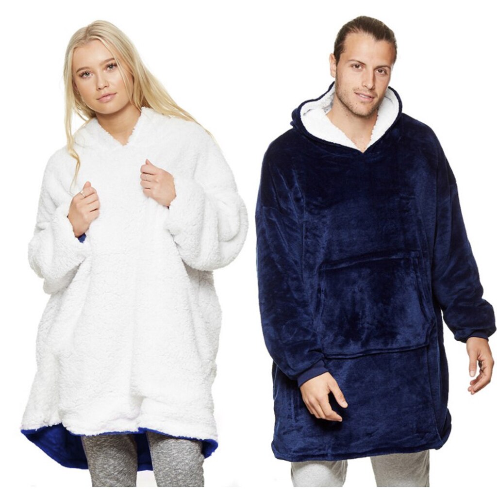 Sweat à capuche en flanelle pour adultes et adolescents, couverture très douce, confortable, vêtements de nuit