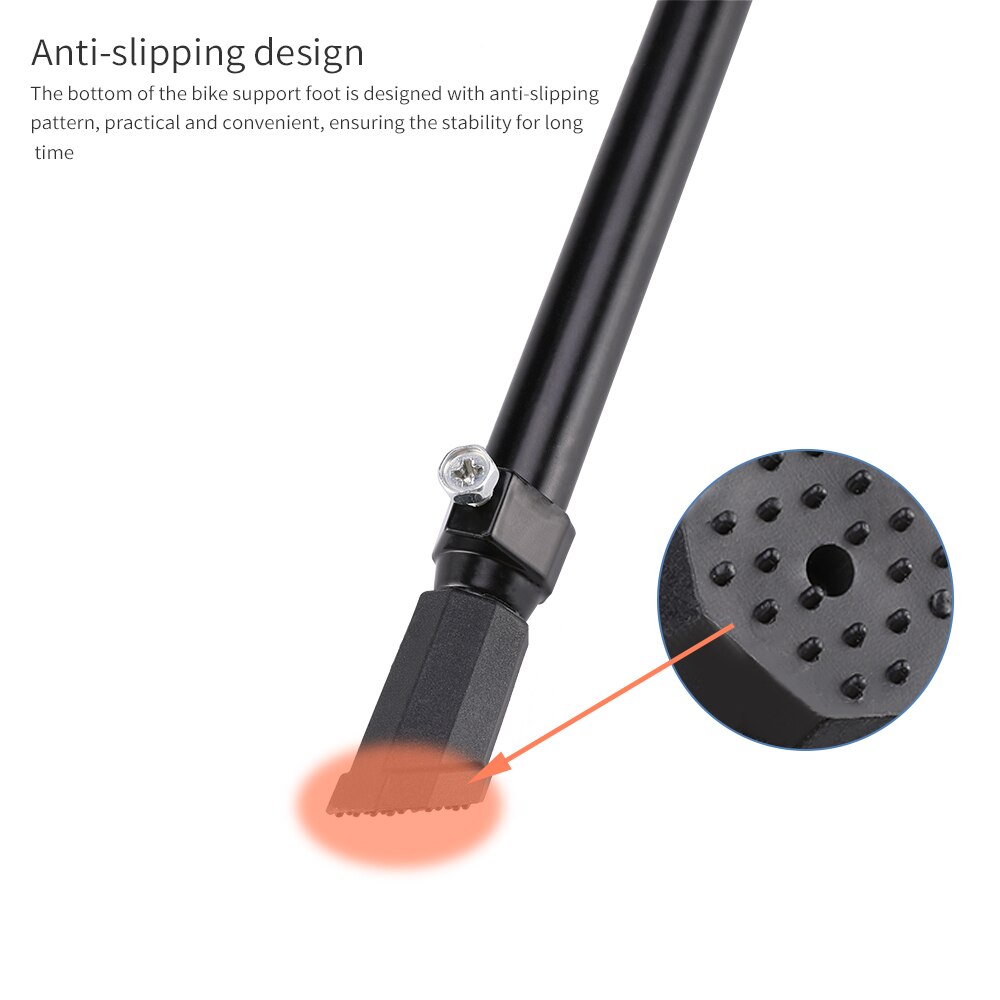 Bicycle Support Foot Bicycle Parking Rack Bicycle Support Foot Adjustable Mountain Bike Road Mountain Support Side Frame Foot