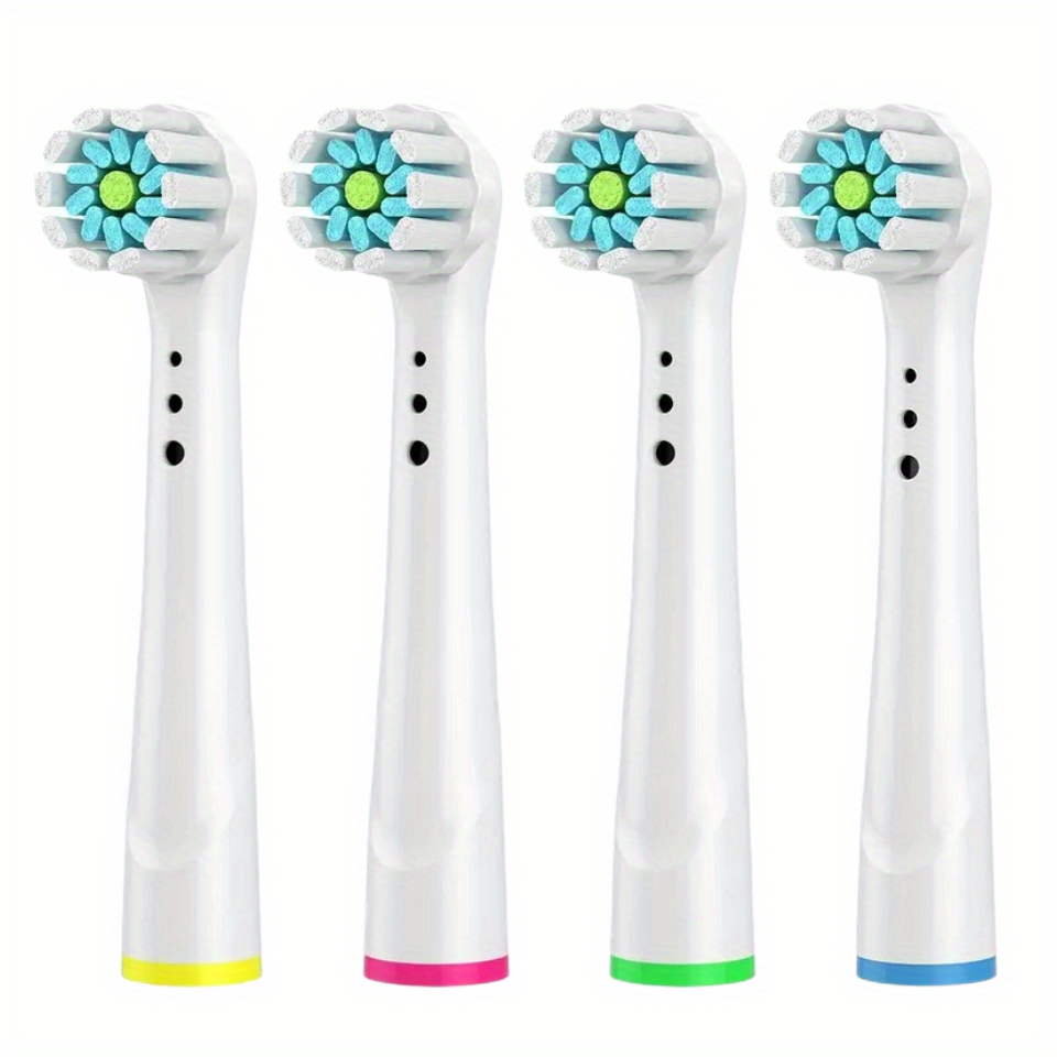 Têtes de brosse à dents de rechange, 10 pièces, compatibles avec oral-b Braun, têtes de brosse à dents électrique professionnelle: Marron