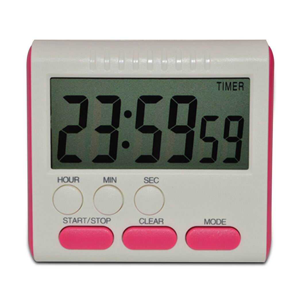Practical Digital Time Magnetic Large LCD Digital Kitchen Timer Alarm Count Up&Down Clock 24 Hours HQ: 1