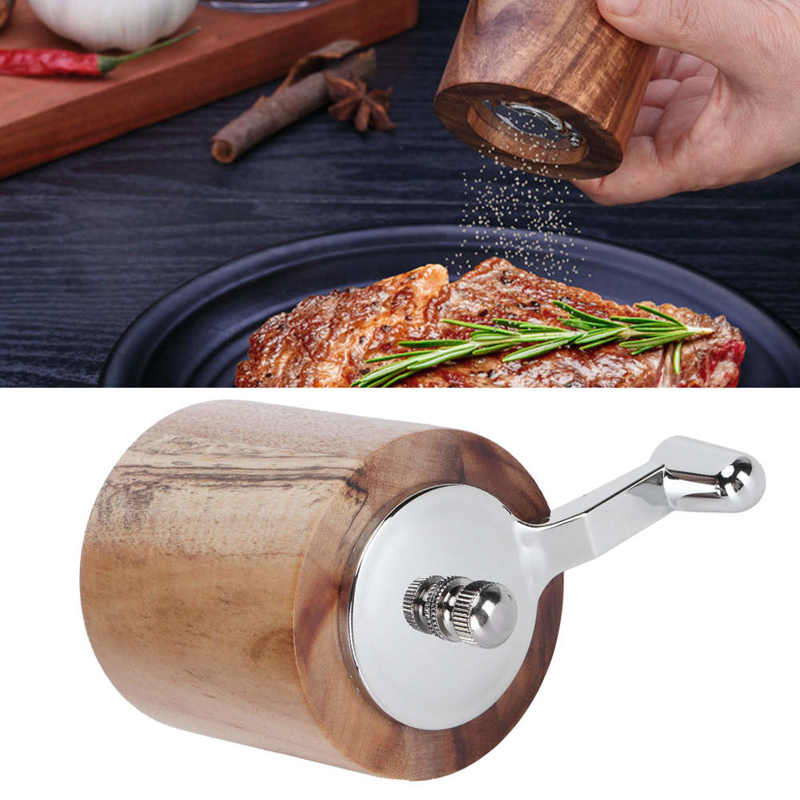 Manual Pepper Grinder Spices Mill Grinding Tool with Long Crank for Home Restaurant Portable Grinder Spice Mill Kitchen Tools