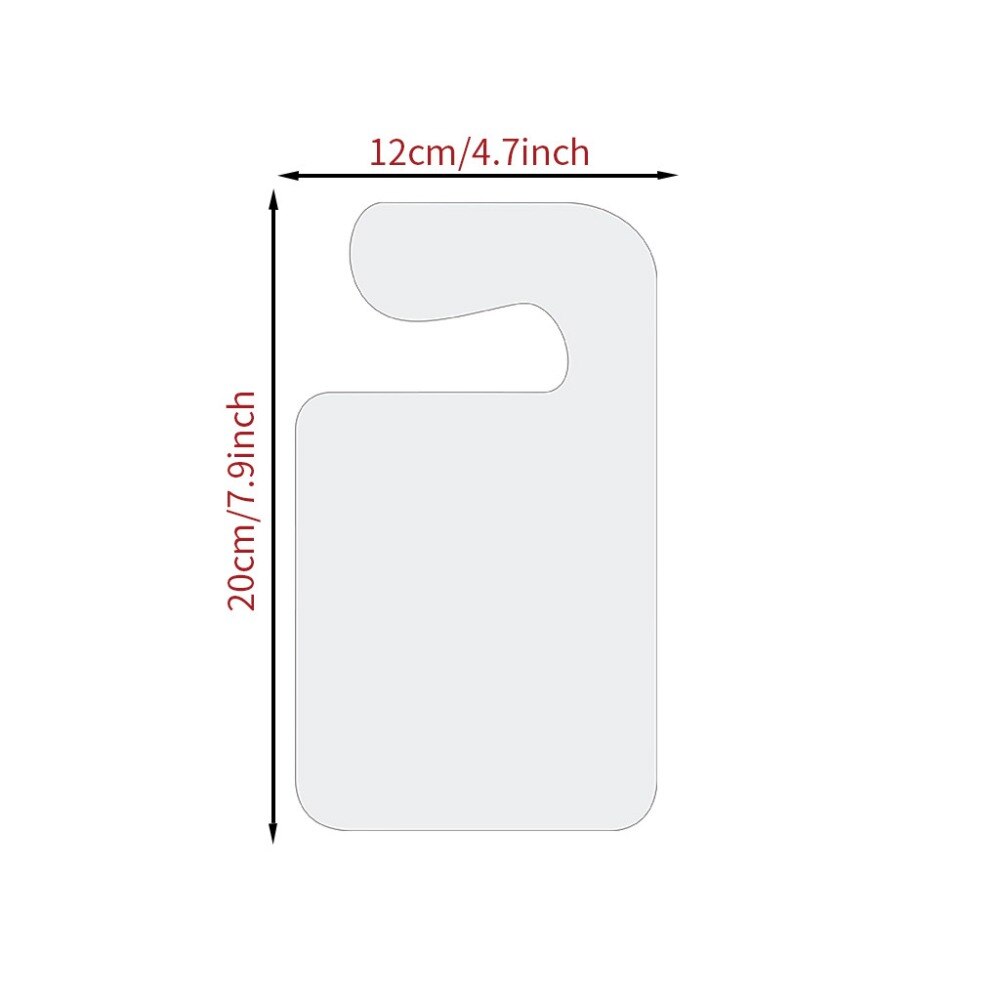 Acrylic Anti Fog Shower Mirror Bathroom Fogless Fog Free Mirror Washroom Travel For Man Shaving Mirror 20 x 12cm @Q