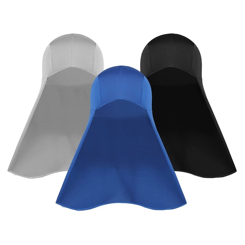 3Pcs Hard Hat Neck Shade Elastic UV Protection Sun Shade Hat Neck Shield Neck Protector to Cover: green