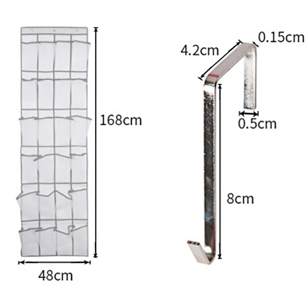 Organizer na obuwie 24 kieszonkowy but przestrzeń wiszący organizator na drzwi stojak torba na ścianę szafa uchwyt na akcesoria robić dekoracji domu