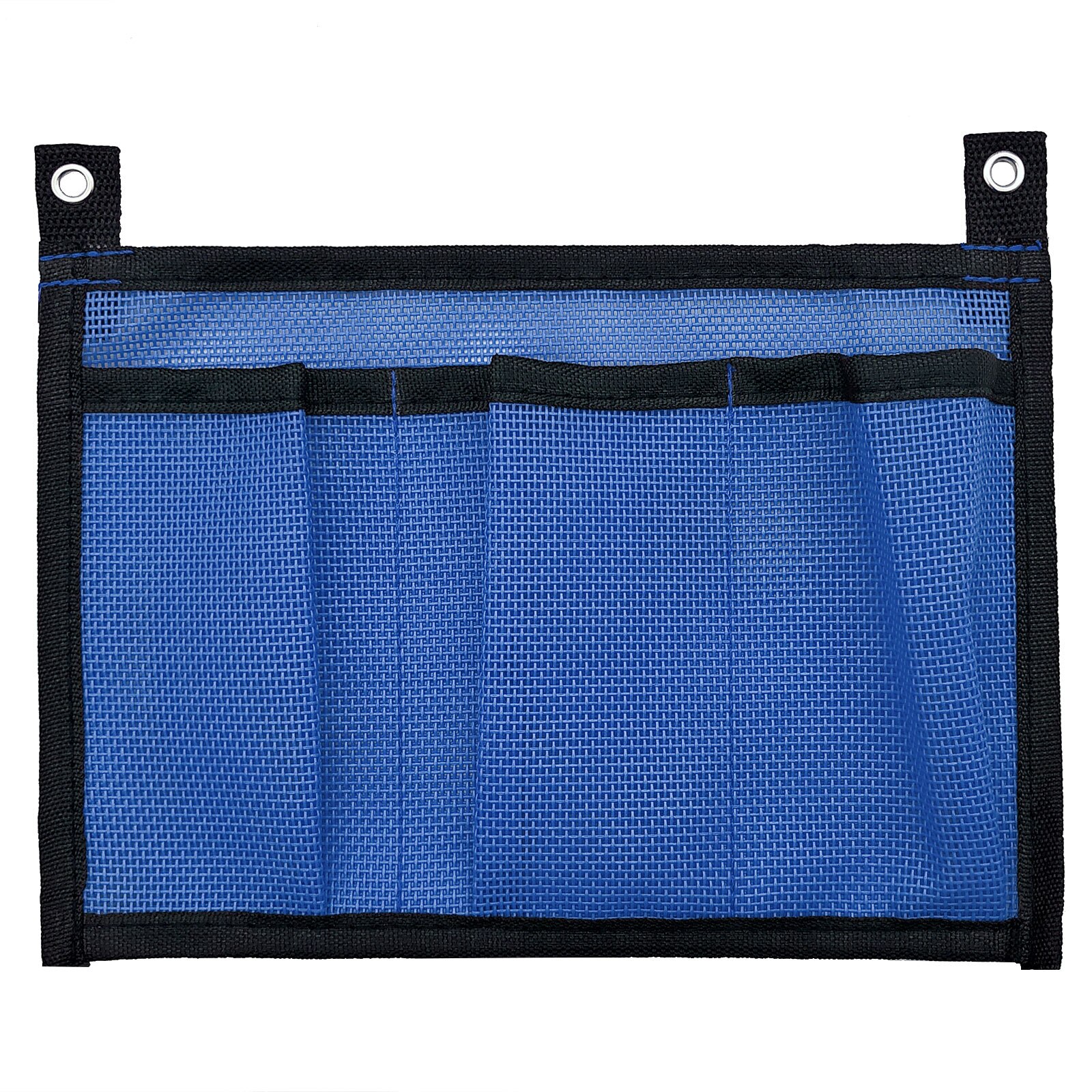 Kayak Mesh Storage Side Pouch Boat Fishing Holder Bag Canoe Mesh Bag Beer Can Hanger Bag for Boat Dinghy: Blue 1