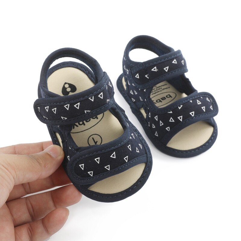 Babyjongens zomerschoenen ademend canvas antislip sandalen peuter zachte zool eerste loopschoenen 0-18 mdropshipper