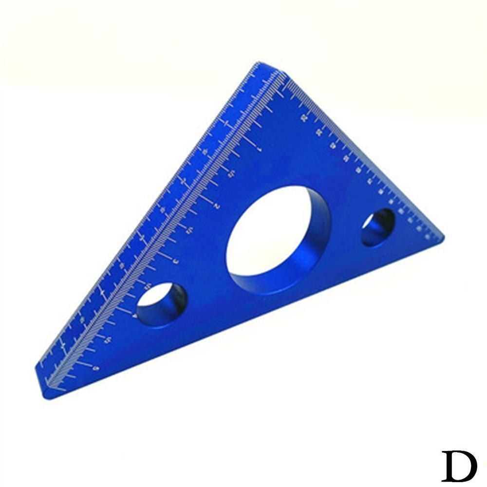 Aluminum Alloy Right Angle Ruler DIY Woodworking Triangle Ruler measuring tools Woodworking Ruler