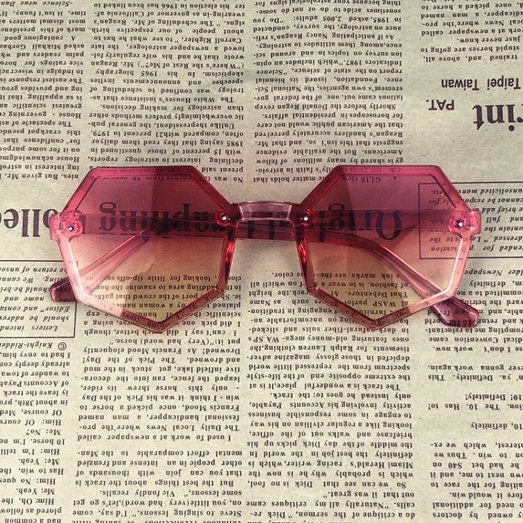 Kid dreng pige svømning strand solbriller uregelmæssige solbriller nuancer linser  uv400 beskyttelse 3-8 år: -en