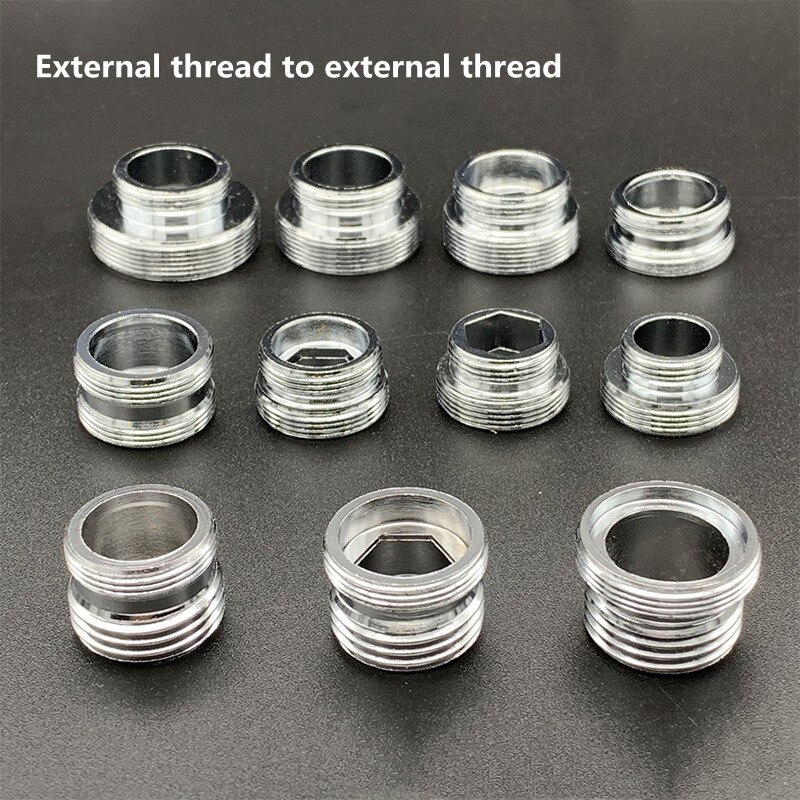 Adaptador de aireador de grifo de latón, accesorios de fontanería, purificador de agua, 16, 18, 20, 22, 24mm, G3/4, G1/2