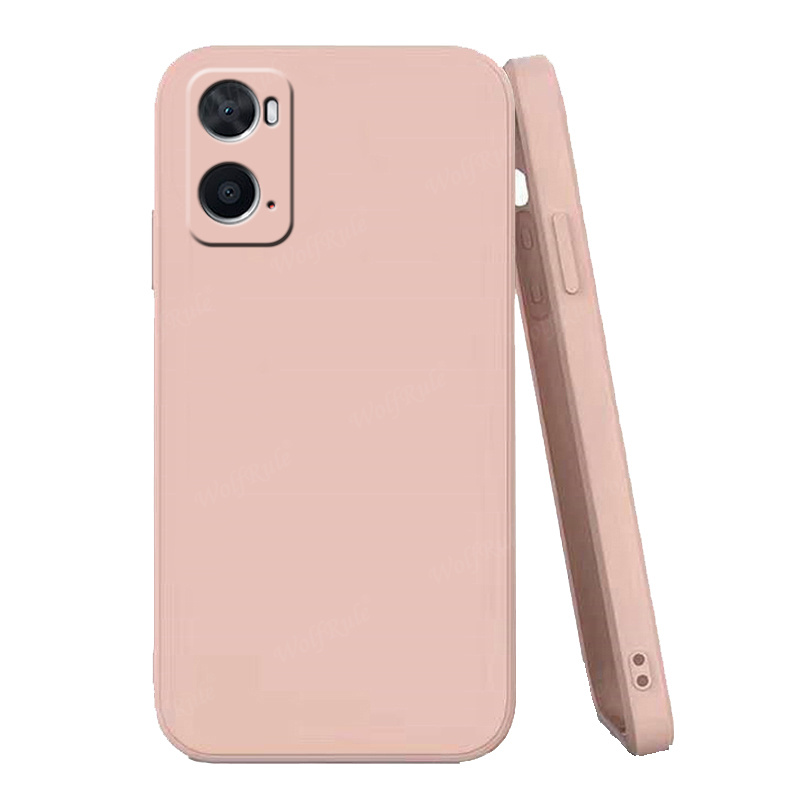 Funda blanda A prueba de golpes para OPPO A96, carcasa trasera de TPU para teléfono, 76, 36, 96, A76, A36, A96: Cuero / Rosa