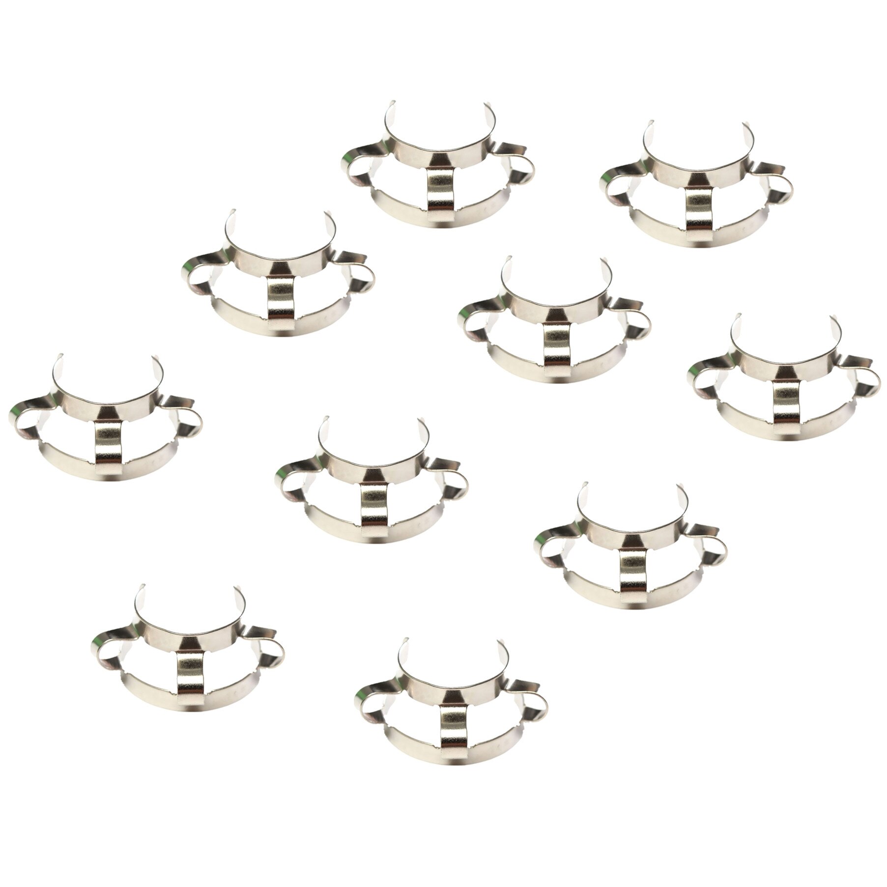 10PCS 14/23,14/20 Stainless Steel Clip,Keck Clamp,For 14# Glass Ground Joint