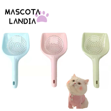 MASCOTALANDIA Pala Cataratas Fugas densas para Arena de Gato agujero pequeño Recoge caca Excrementos Limpieza para Mascotas Paleta gruesa de plástico para residuos de gato cucharas limpiadoras de arena para mascotas