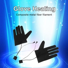 Vijf-Vinger Handschoenen Verwarming Vel Dc Voeding Met Drie-Niveau Thermostaat Schakelaar