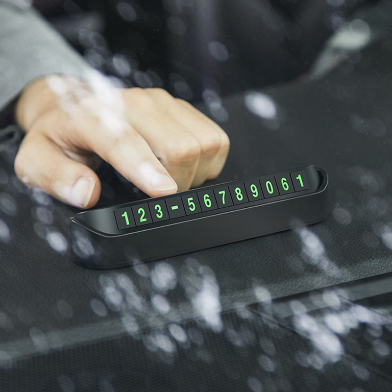 Auto Tijdelijke Parkeerkaart Telefoon Nummer Kaart Plaat Auto-styling Auto Accessoires Telefoonnummer Card Auto Stickers
