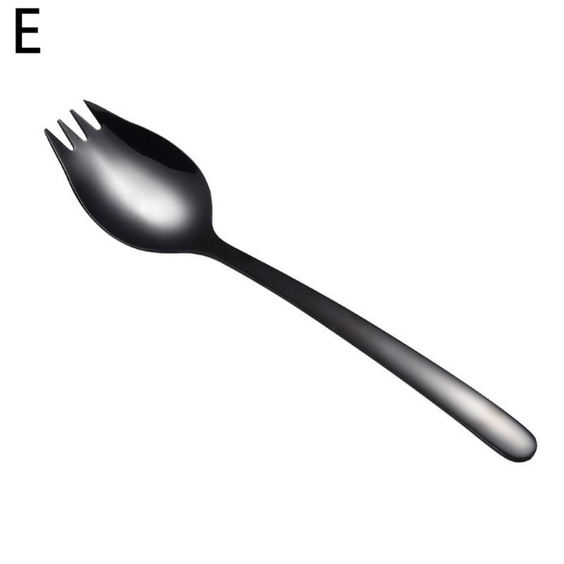 1pc Salad Spoons Steel Spoon Set Cutlery Gold Set Unique Lettuce Unique Cutlery Spoon Gold Tablewellware Dessert W7b9: E