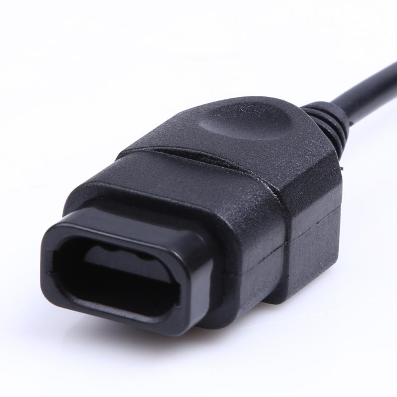1.8M Black Controller Extension Cord Extender Cable Only For Original Xbox Controllers Simple Plug And Play