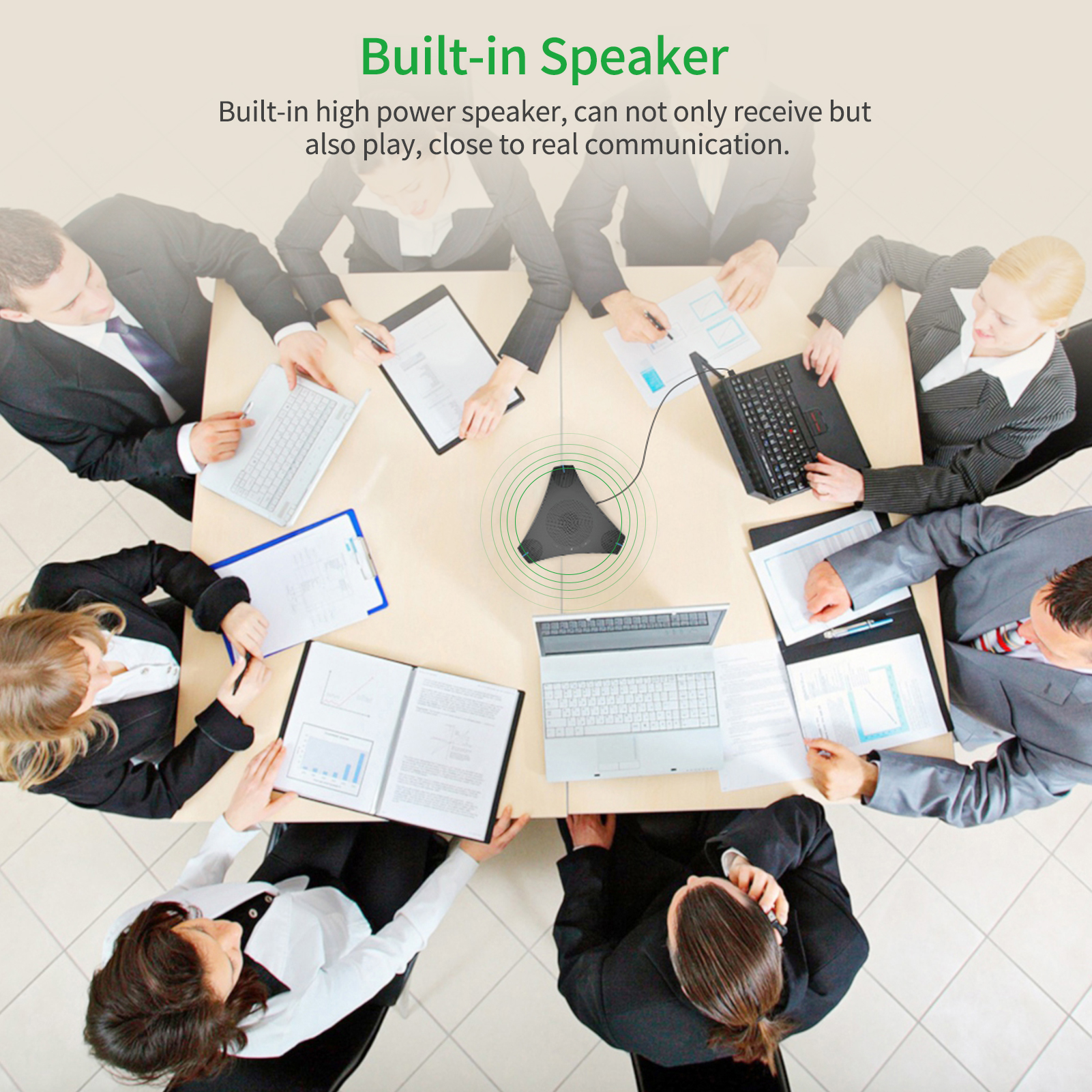 Usb Speakerphone Conferentie Microfoon Omnidirectionele Computer Mic 360 ° Stem Pick-Up Met Mute-Toets Voor Skype/Video Conferentie